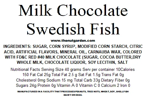 Swedish Fish, Milk Chocolate Covered (12 oz)