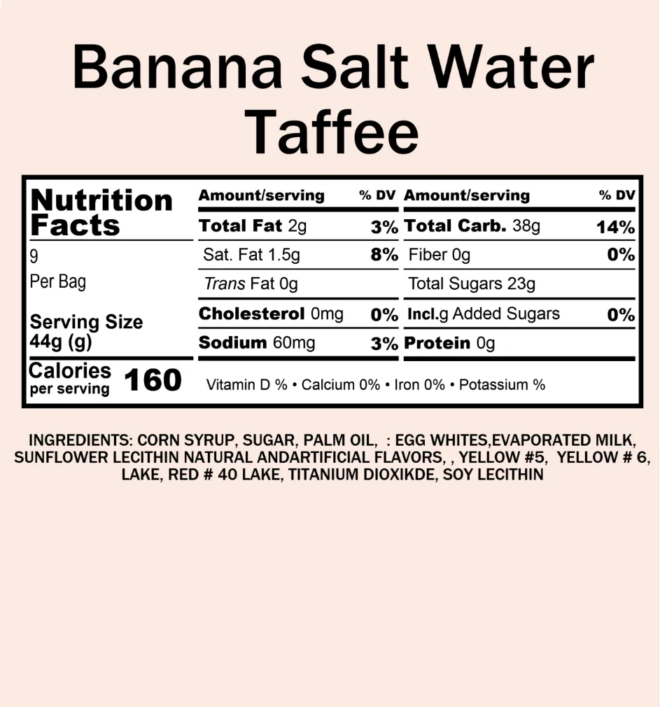 Sweetables Candy Jars | Best! Banana Salt Water Taffy