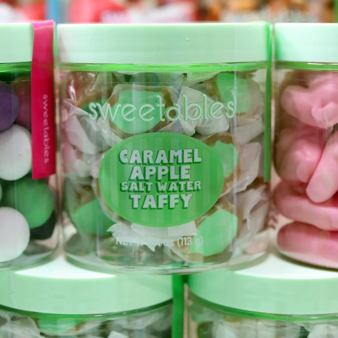 Sweetables Candy Jars | Caramel Apple Salt Water Taffy