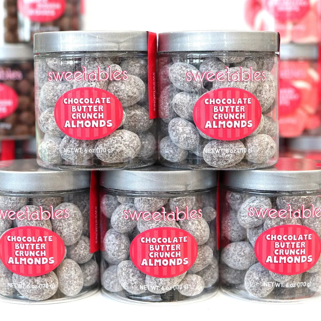 Sweetables Candy Jars | Chocolate Butter Crunch Almonds variant