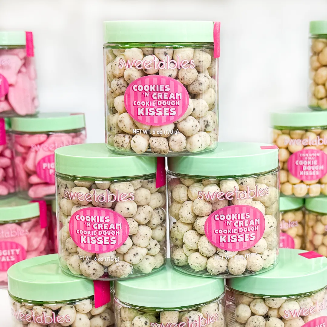 Sweetables Candy Jars | Cookies N' Cream Cookie Dough Kisses