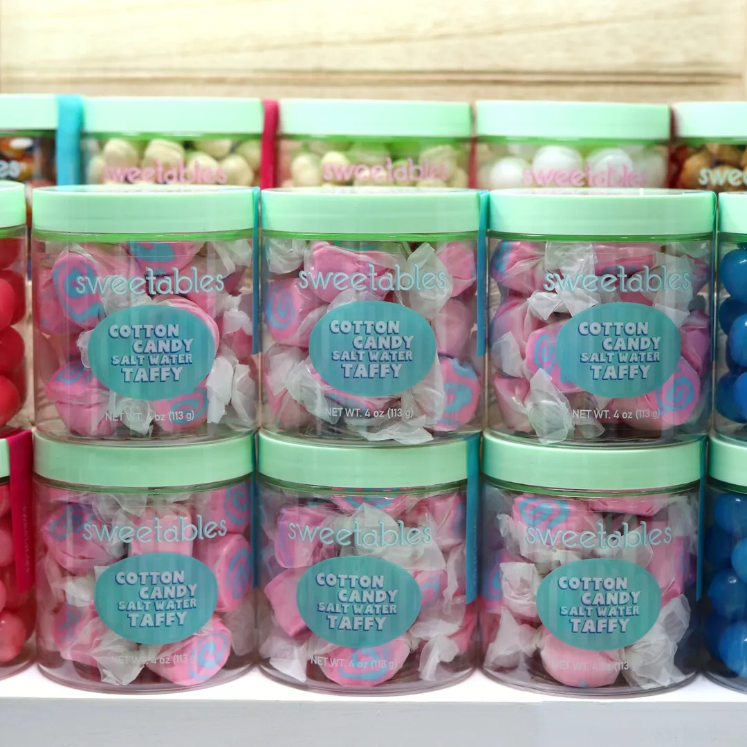 Sweetables Candy Jars | Cotton Candy Salt Water Taffy