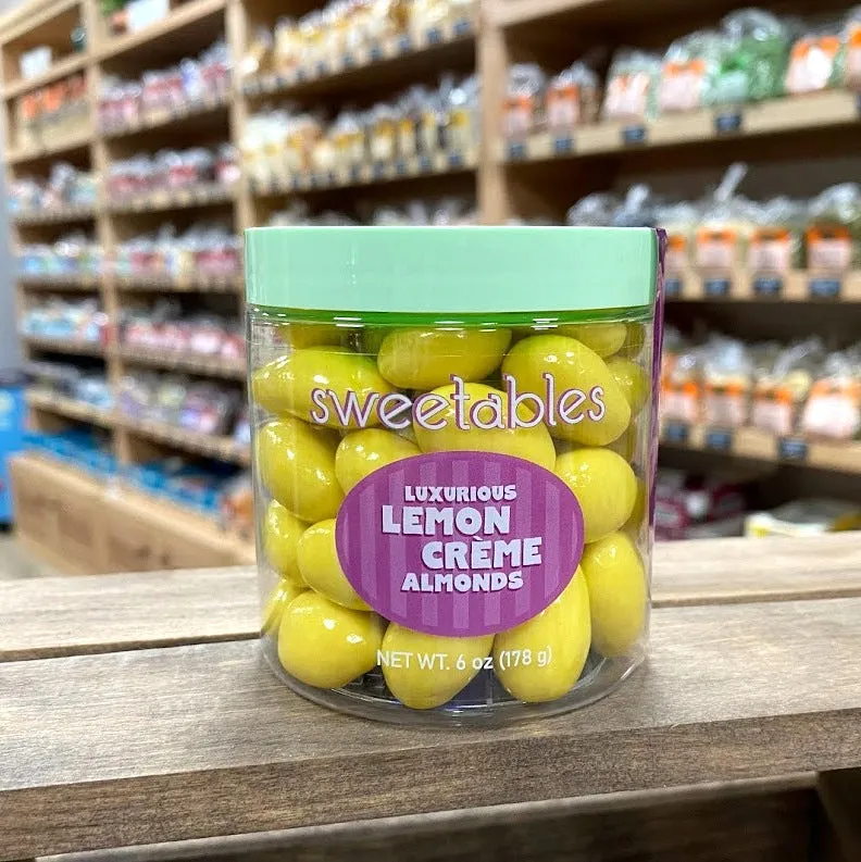 Sweetables Candy Jars | Lemon Luxurious Creme Almonds