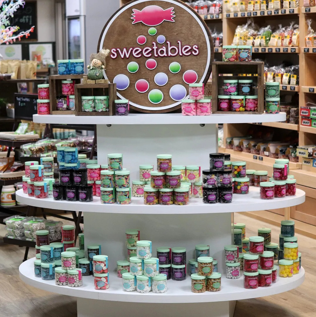 Sweetables Candy Jars | Rainbow Sour Belt Bites