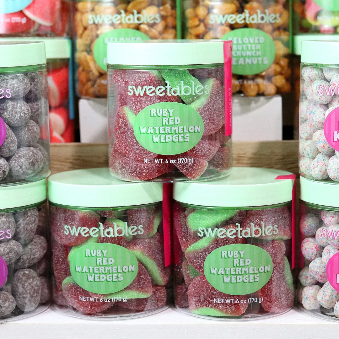Sweetables Candy Jars | Ruby Red Watermelon Wedges