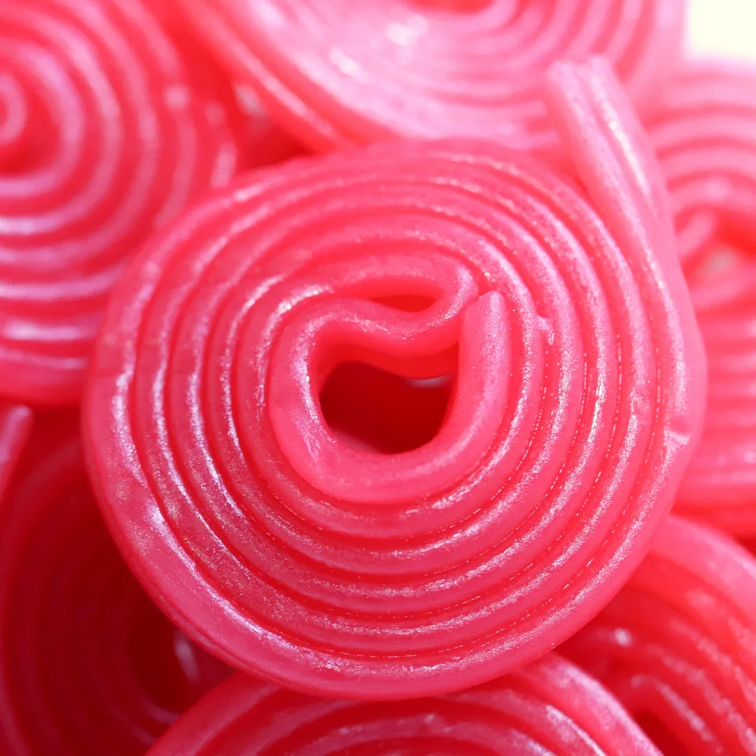 Sweetables Candy Jars | Strawberry Swirly Wheels