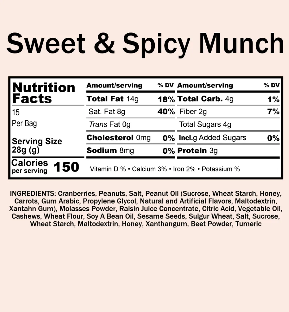 Sweet & Spicy Munch Mix (12 oz)