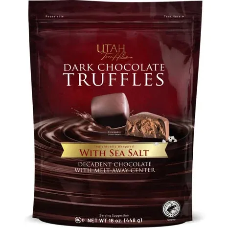 Utah Truffles | Dark Chocolate Bites (16 oz Bag / 32 ct)