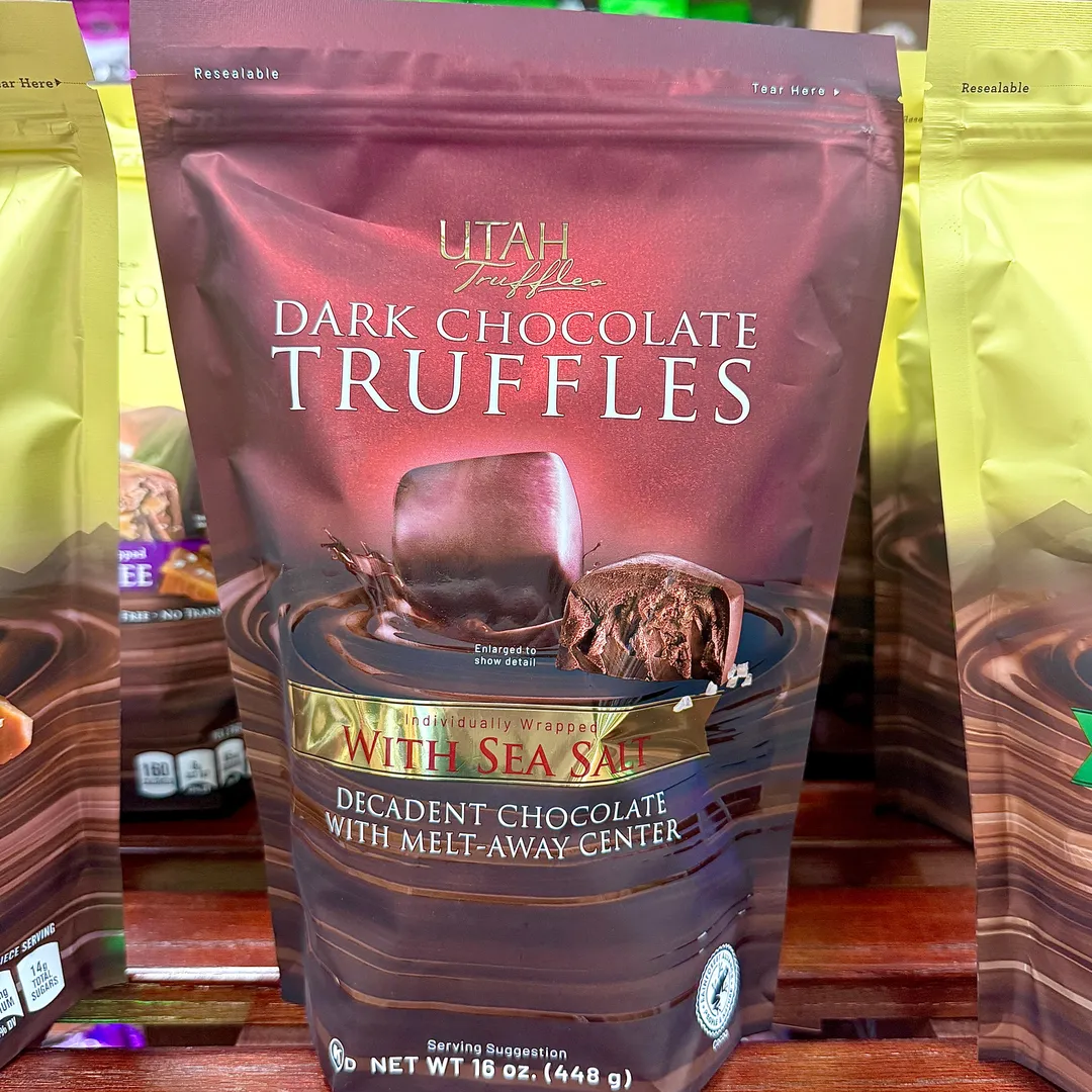 Utah Truffles | Dark Chocolate Bites (16 oz Bag / 32 ct)