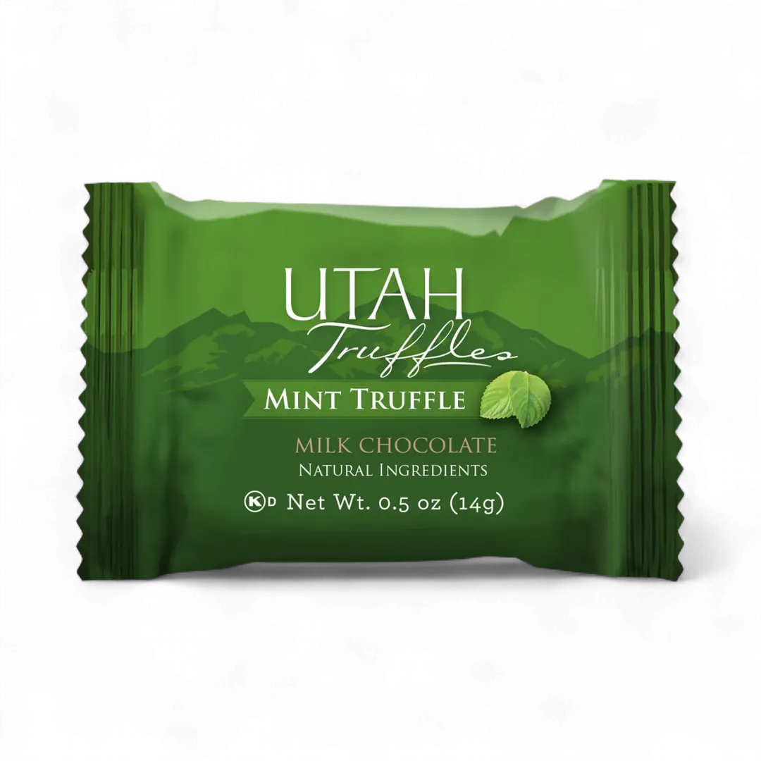 Utah Truffles | Milk Chocolate Bites | Mint