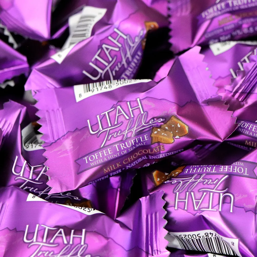 Utah Truffles | Milk Chocolate Bites | Toffee variant