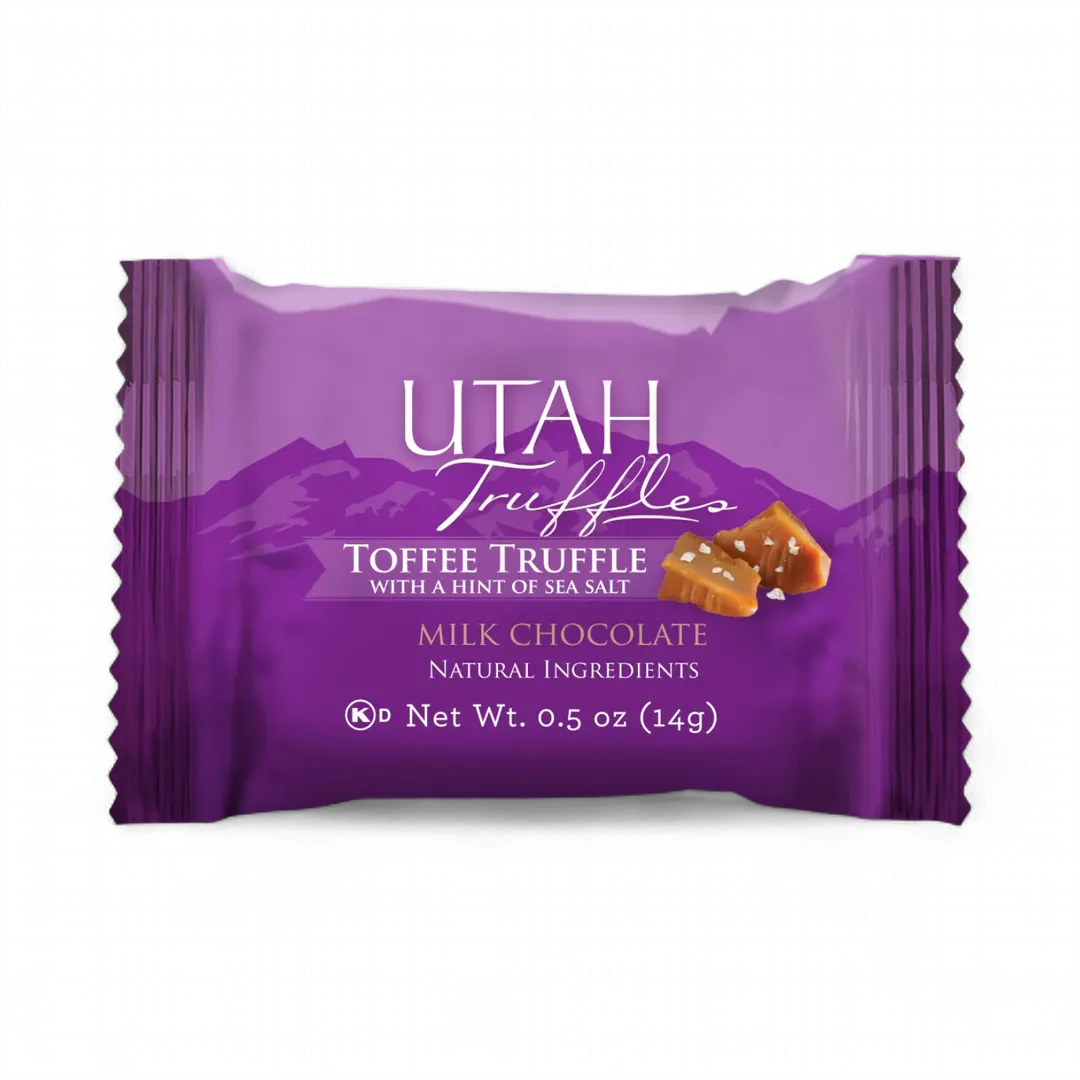 Utah Truffles | Milk Chocolate Bites | Toffee