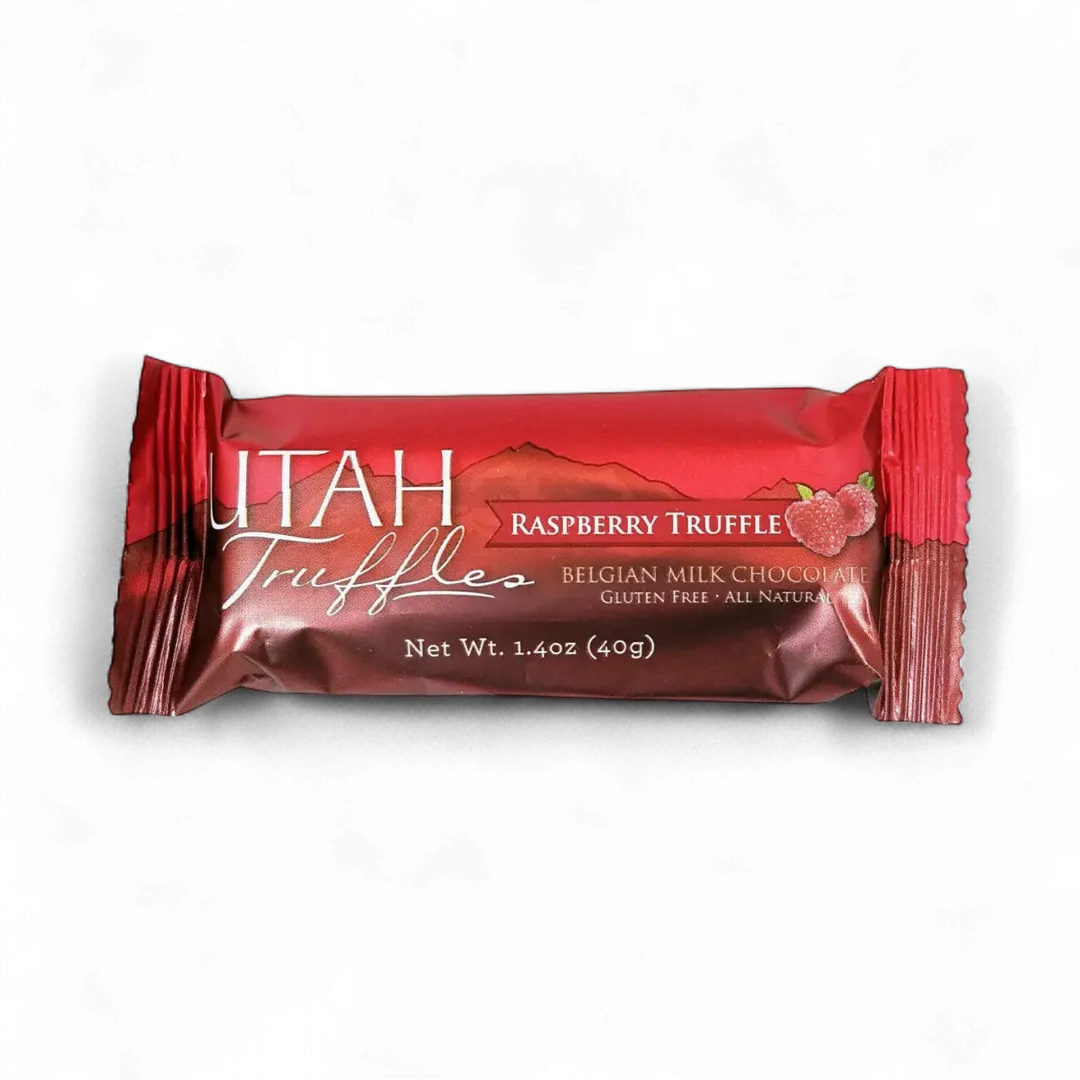 Utah Truffles | Milk Chocolate Truffle Bars | Raspberry