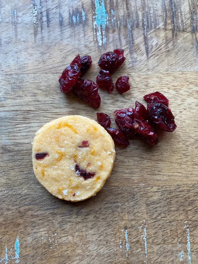Cranberry | Cheddar Gourmet Cheese Wafer Dough Log