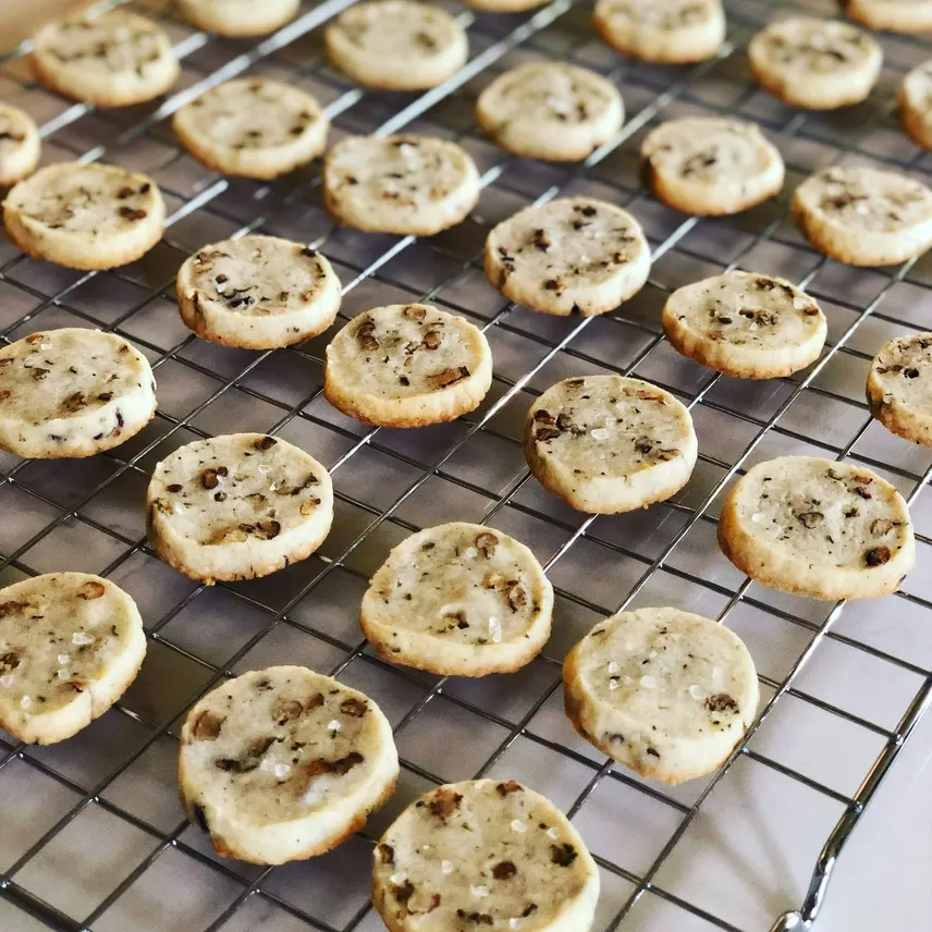 Goat Cheese | Rosemary |Pecan Gourmet Cheese Wafer Dough Log