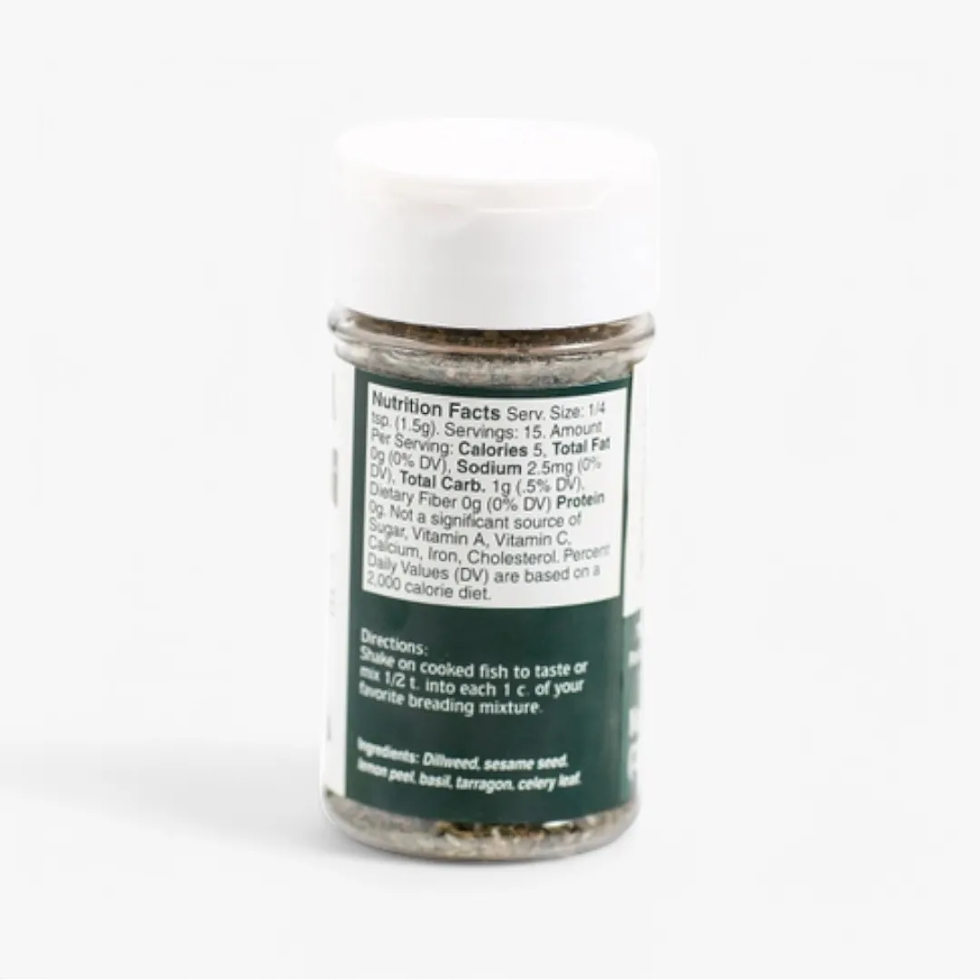 Minnesota Fish Seasoning, Salt-Free