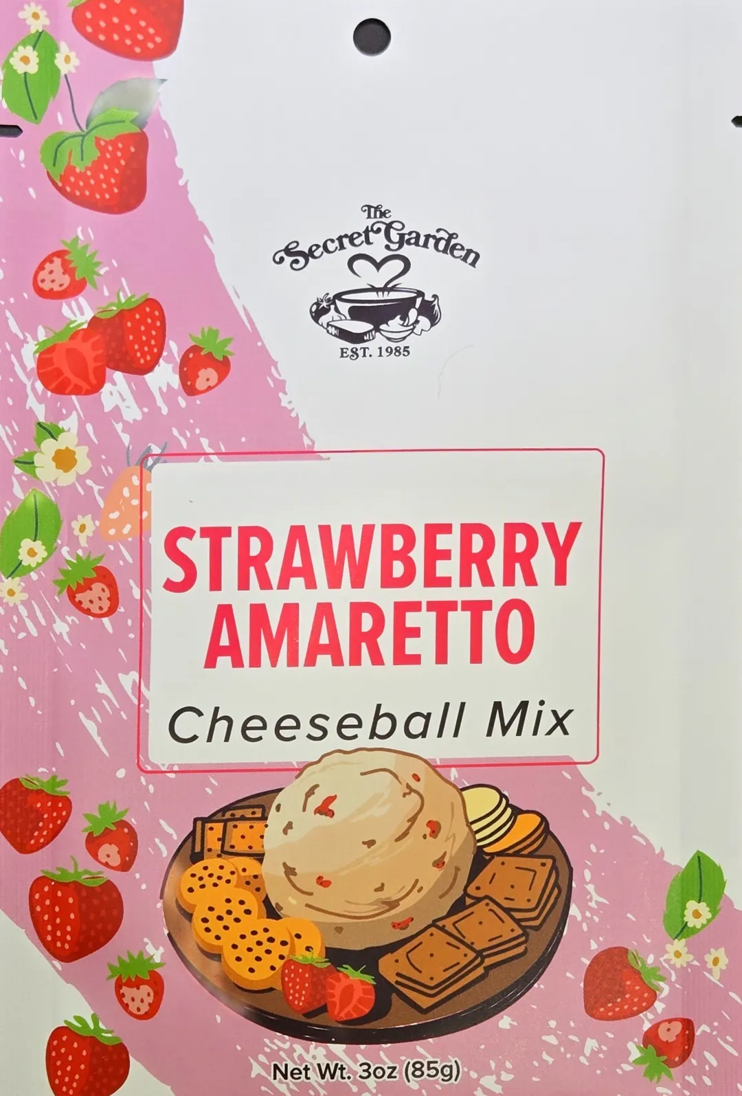 Strawberry Amaretto Dessert Cheeseball-Dip Mix