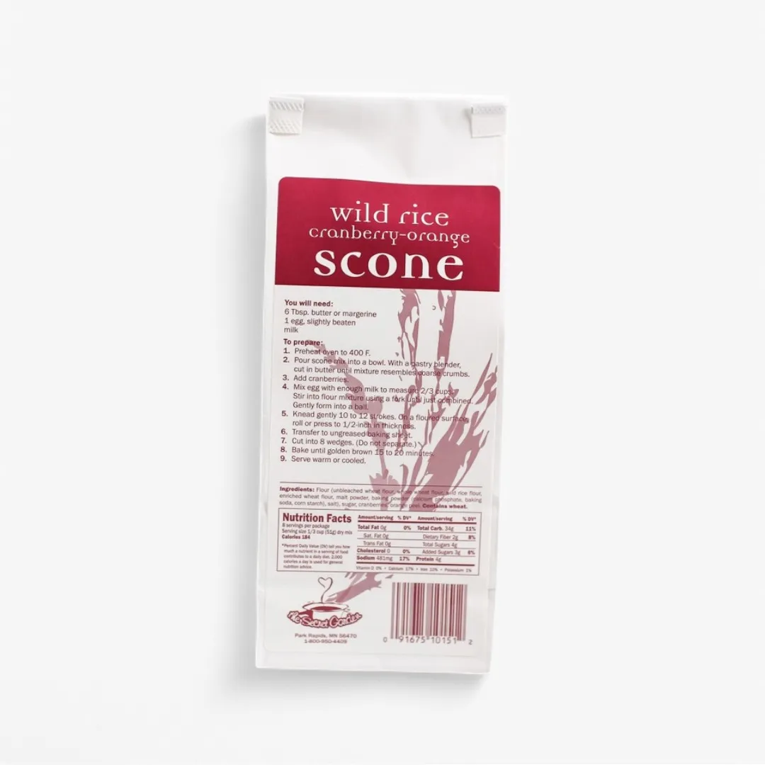 Wild Rice Cranberry-Orange Scone