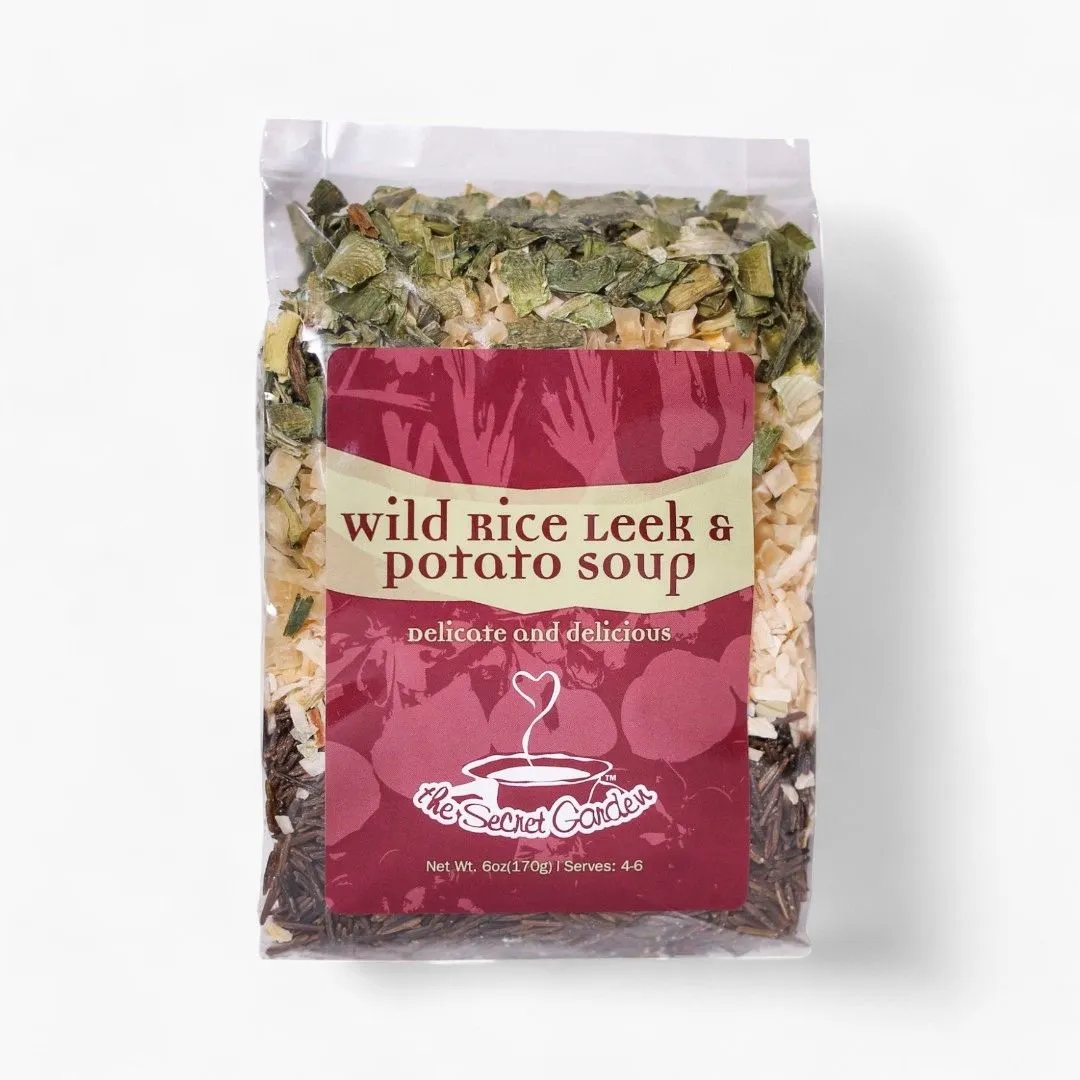 Leek & Potato Wild Rice Soup