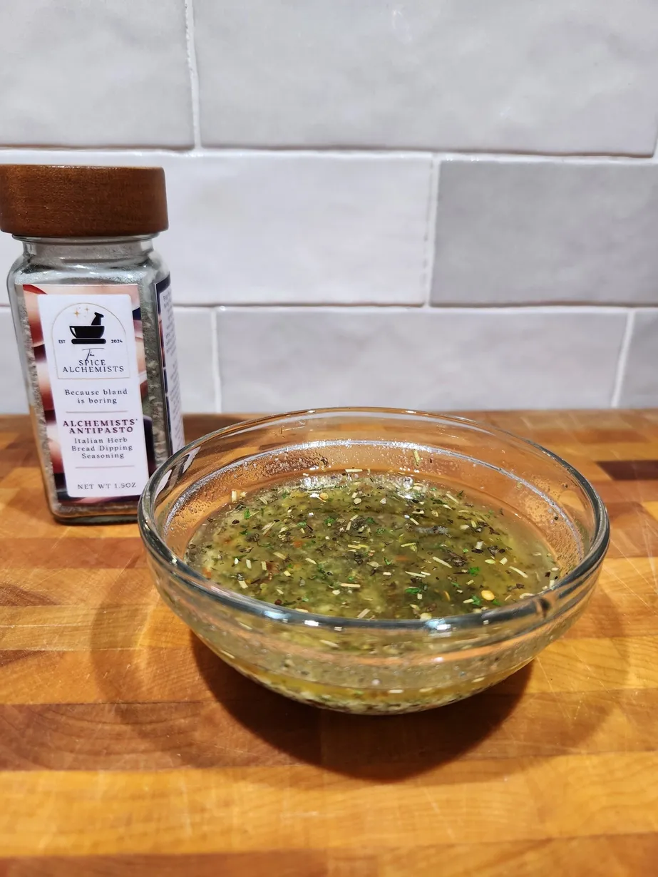 Alchemists' Antipasto - Italian Herb Bread Dipping Seasoning - 1.5 oz Jar