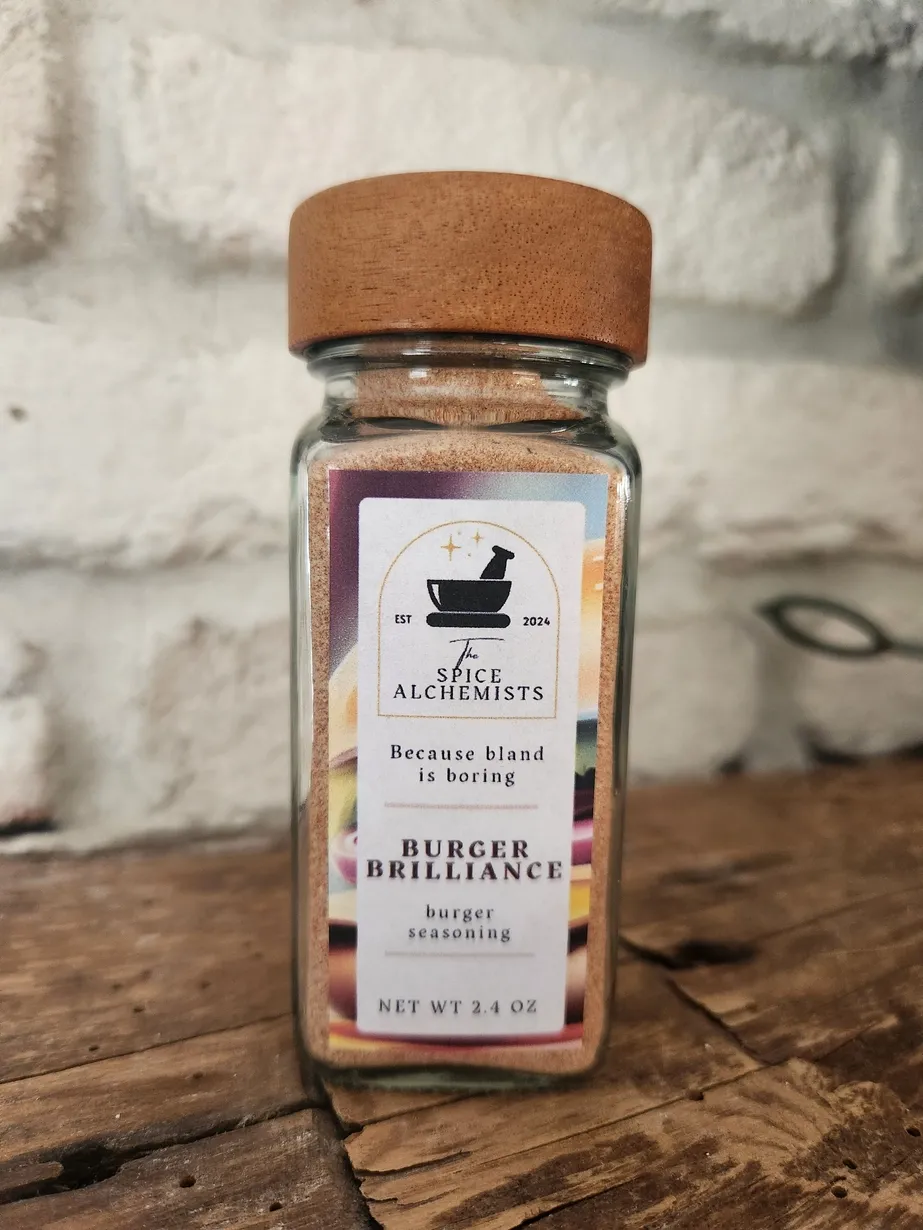 Burger Brilliance - Burger Seasoning - 2.4 oz Jar