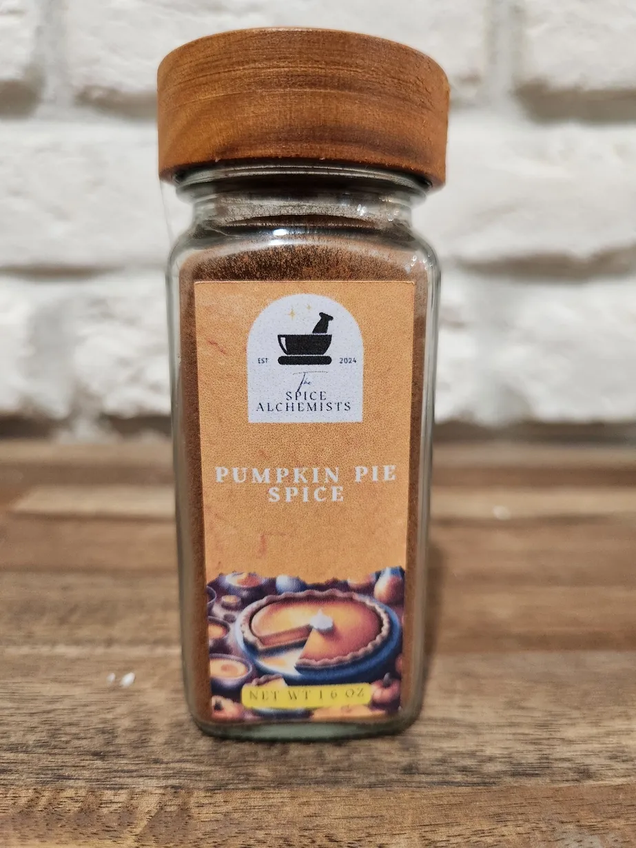 Pumpkin Pie Spice - Potion for Fall - 1.6 oz - Packaged in Eco-Friendly Glass Jar
