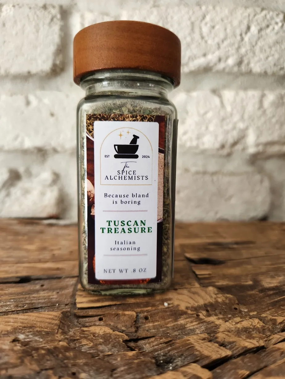 Tuscan Treasure - Italian Seasoning Blend - 0.8 oz Jar