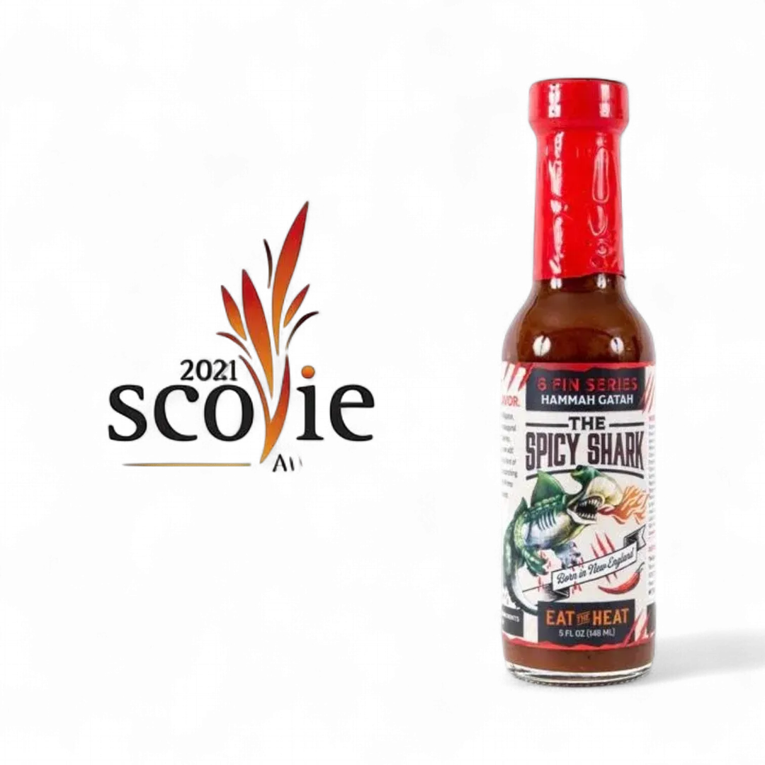 6 Fin Series Hammah Gatah Hot Sauce (5oz, Extreme Heat)