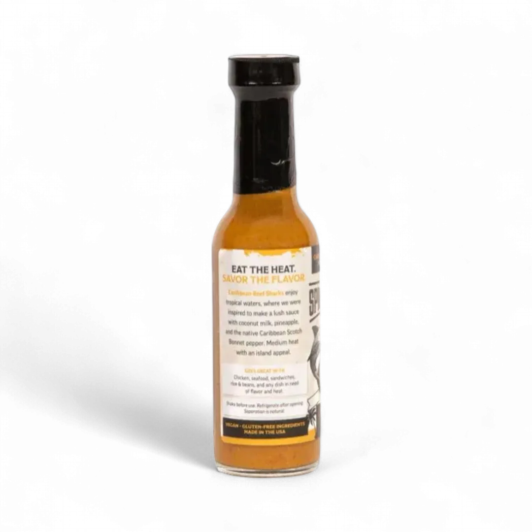 Caribbean Reef Shark Scotch Bonnet Hot Sauce (Medium Heat, 5oz)