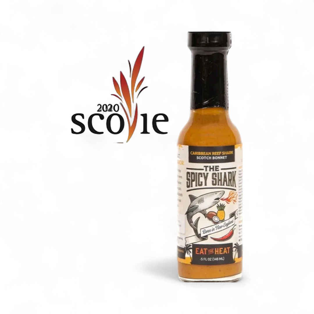 Caribbean Reef Shark Scotch Bonnet Hot Sauce (Medium Heat, 5oz)