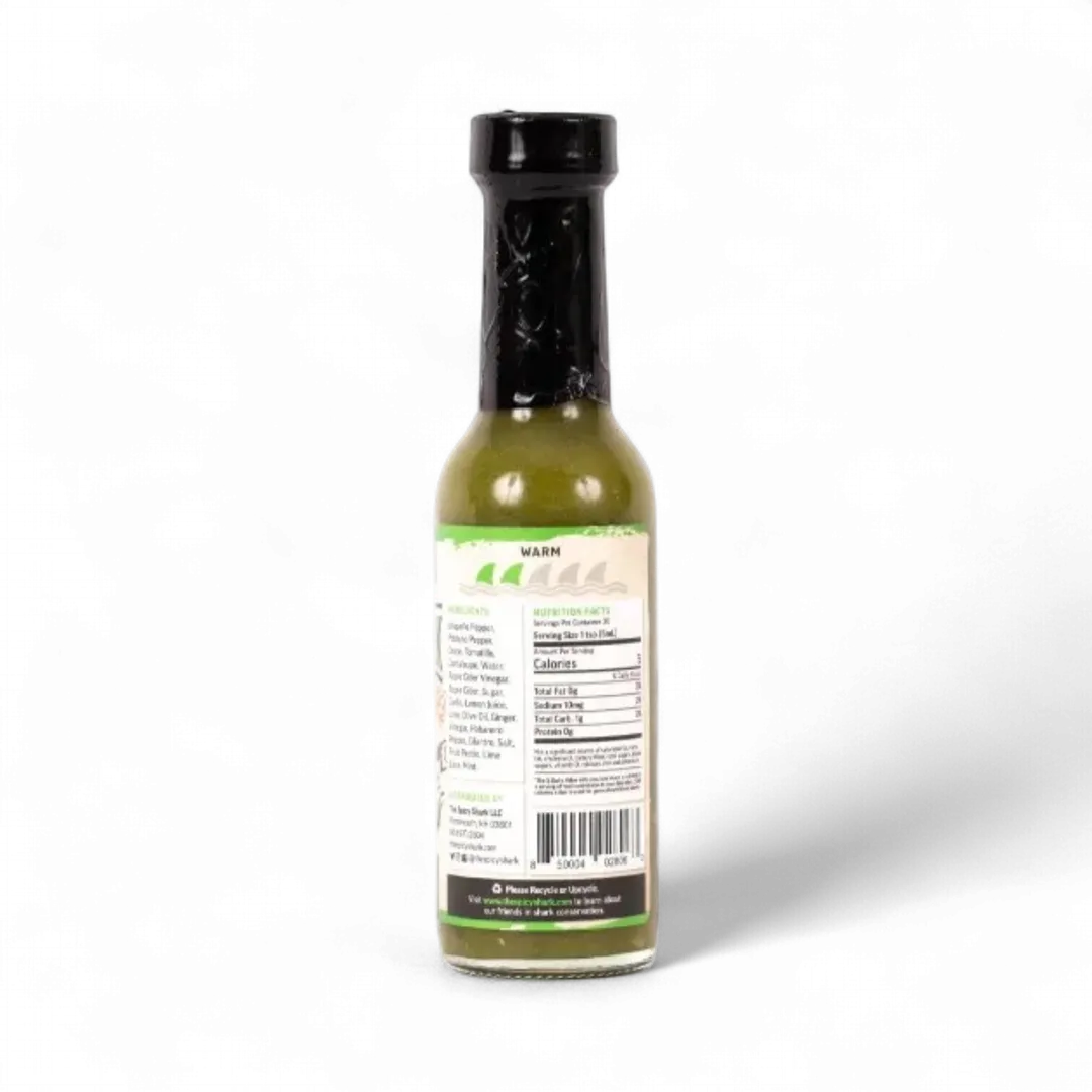 Nurse Shark Jalapeno Hot Sauce (Warm Heat, 5oz)