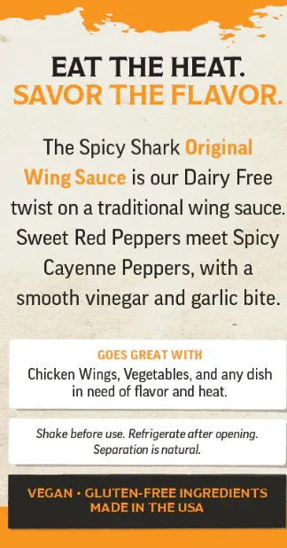 Original Wing Sauce (Medium Heat, 12oz)