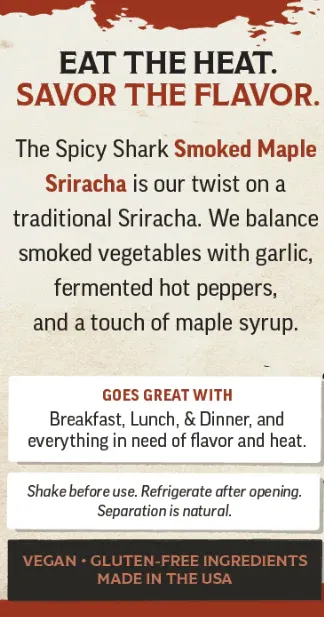 Smoked Maple Sriracha (Mild Heat, 8oz)