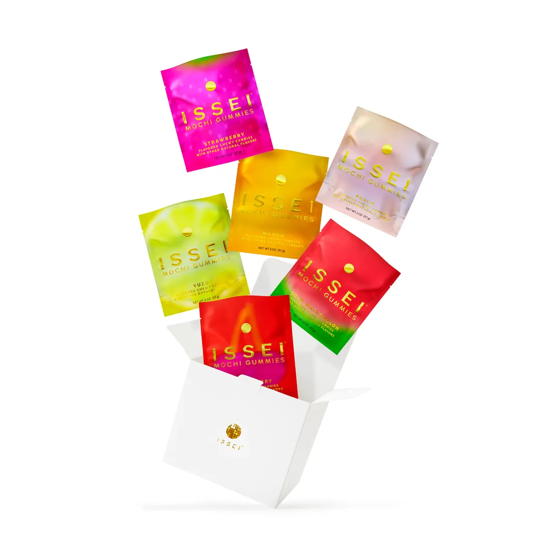 Rainbow Mochi Gummies Variety Box (6-Pack 2 oz)