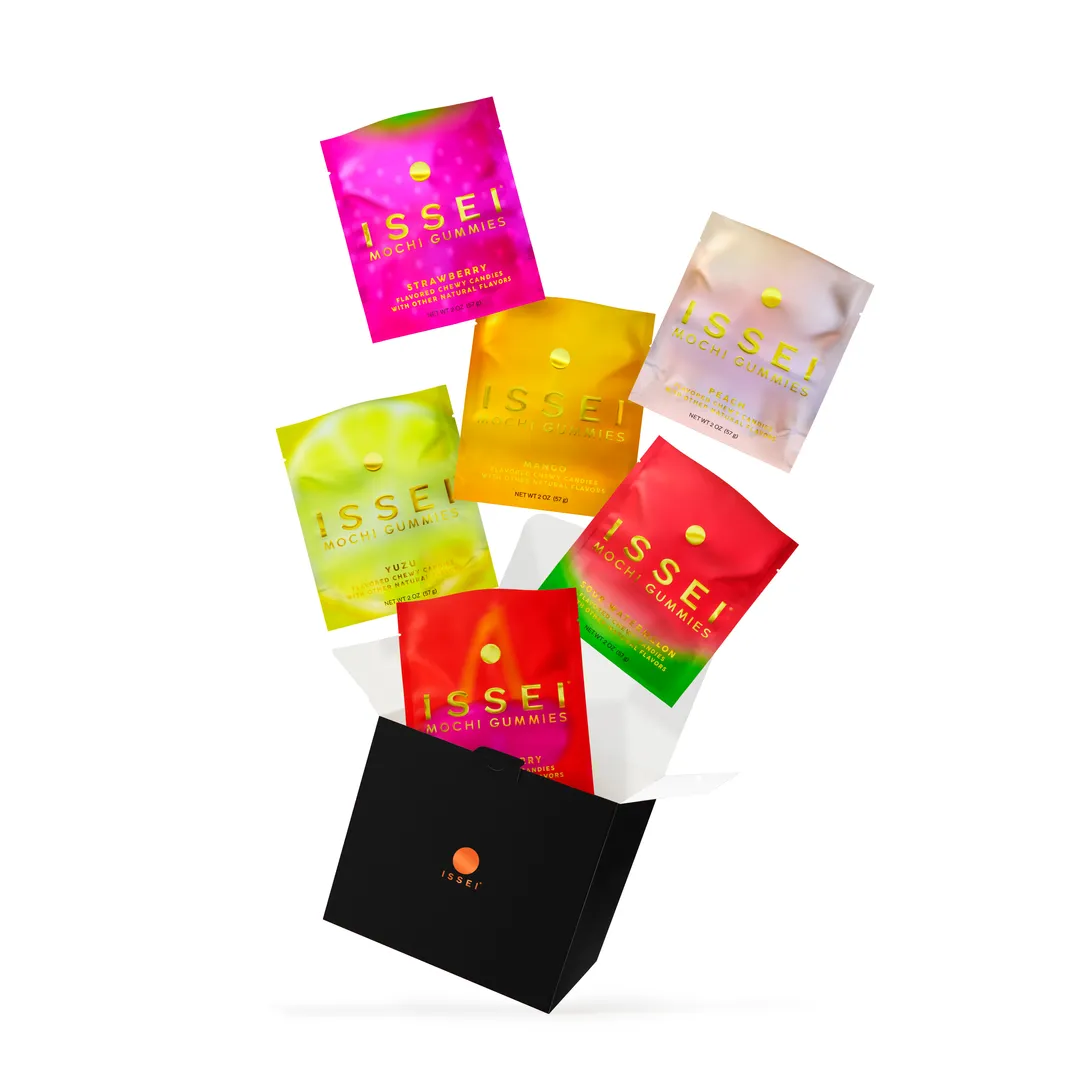 Halloween Boo Box Mochi Gummies Variety (6-Pack 2 oz)