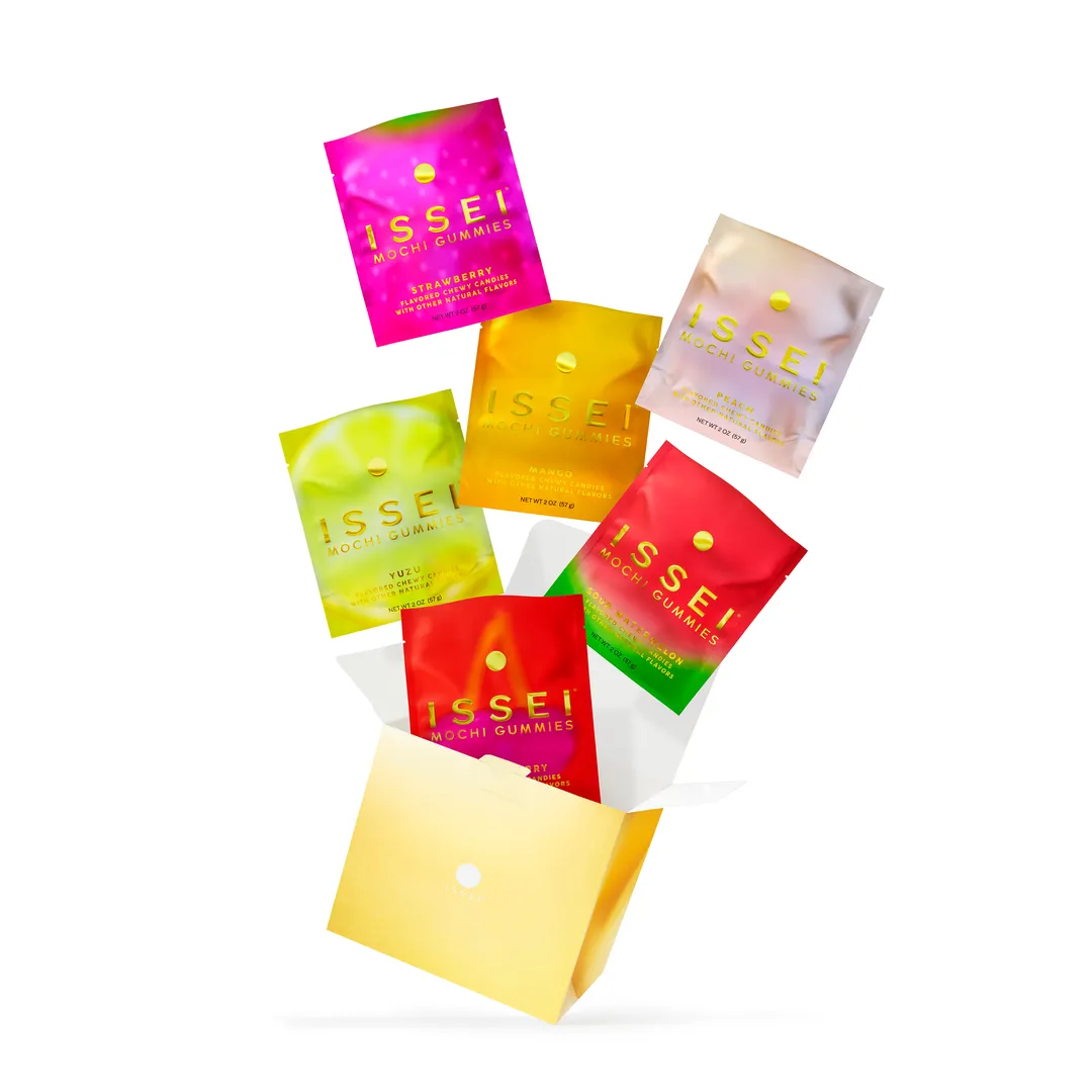 Golden Sunshine Mochi Gummies Variety Box (6-Pack 2 oz)