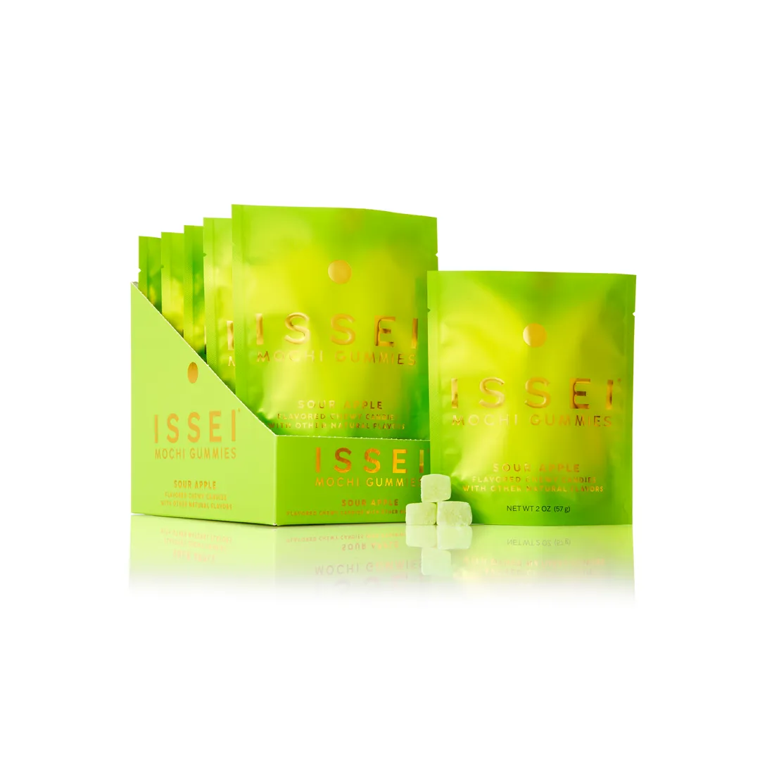 Sour Apple Mochi Gummies, small (2 oz)