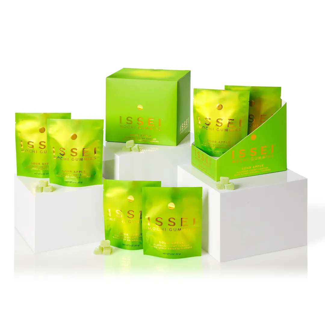 Sour Apple Mochi Gummies, small (2 oz)