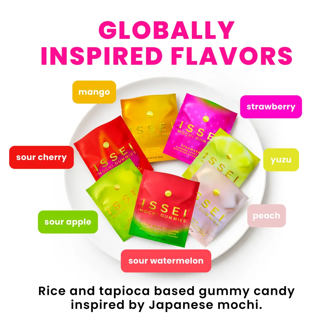 Sour Cherry Mochi Gummies, large (4 oz)