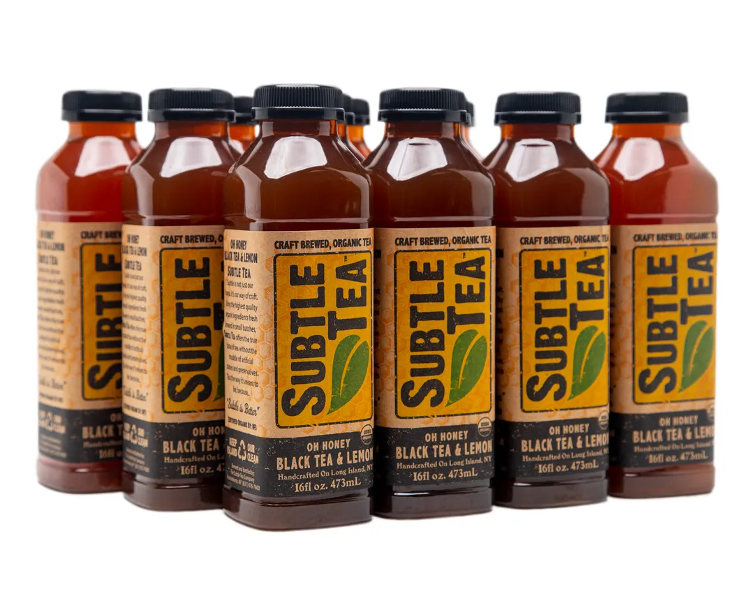 Subtle Tea Oh Honey - Black - 16 oz - Case (12 Bottles)