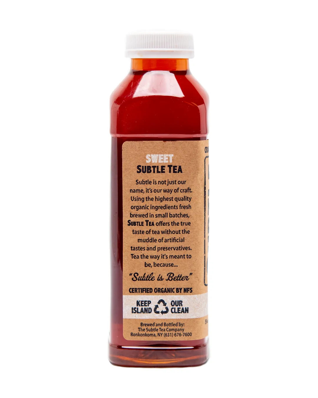 Subtle Tea Sweet - 16 oz. - Case (12 Bottles)