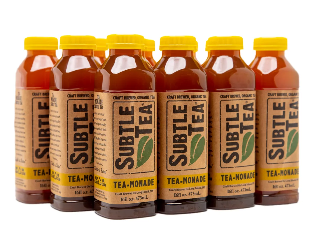 Subtle Tea Tea-Monade - 16 oz. - Case (12 Bottles)
