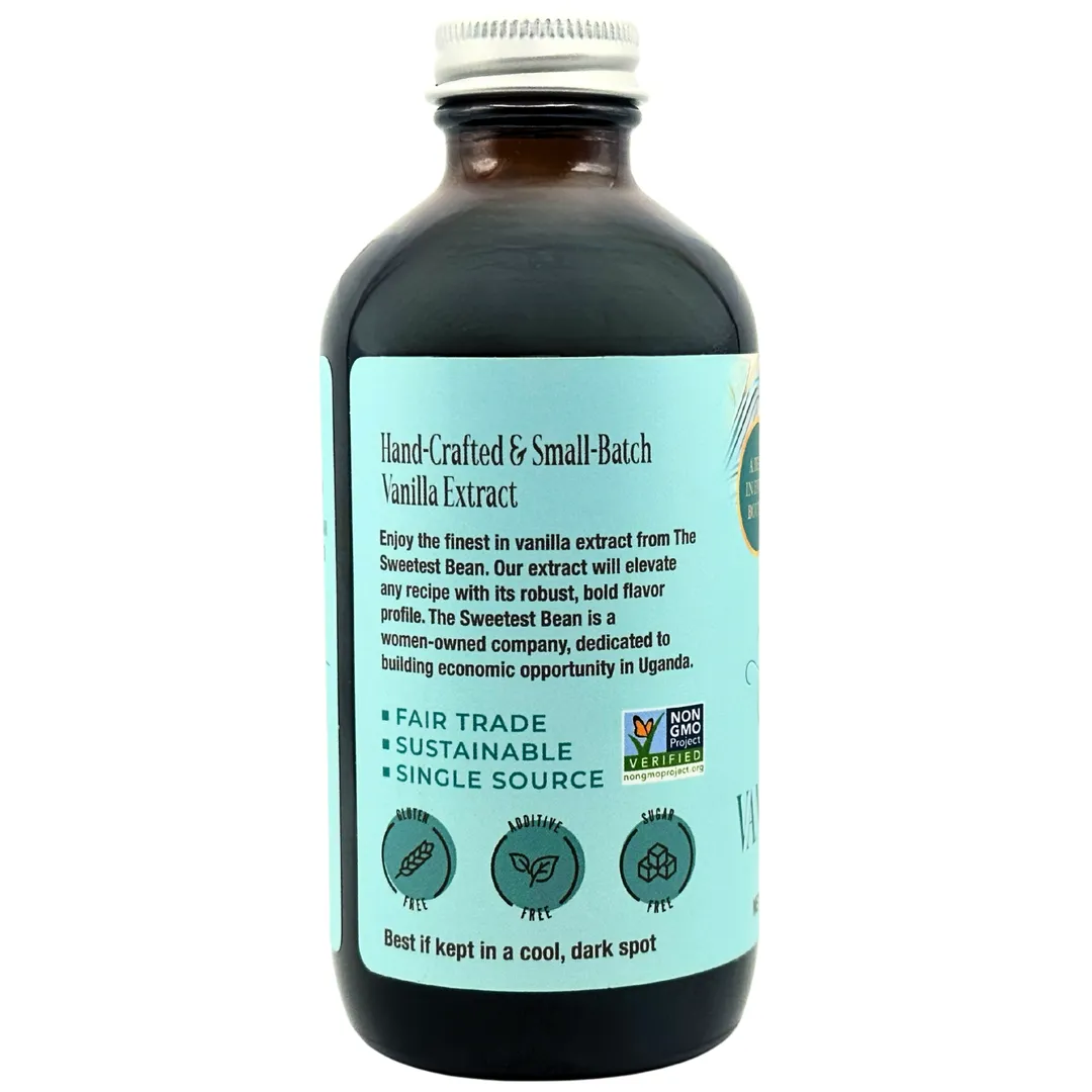 8 Fl. oz. Single-Origin Gourmet Pure Vanilla Extract 