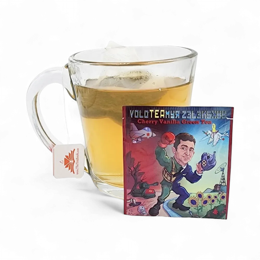 VoloTEAmyr Zelenskyy: Cherry Vanilla Green Organic Tea