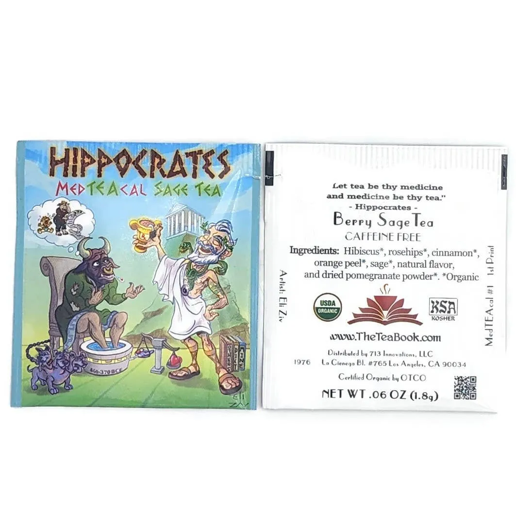 Hippocrates: Med-TEA-cal Organic Sage and Berry Tea.