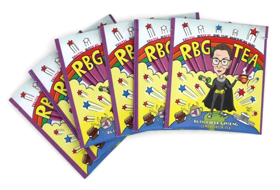 Ruth Bader Ginseng (RBG) - Organic Lemon Green Tea