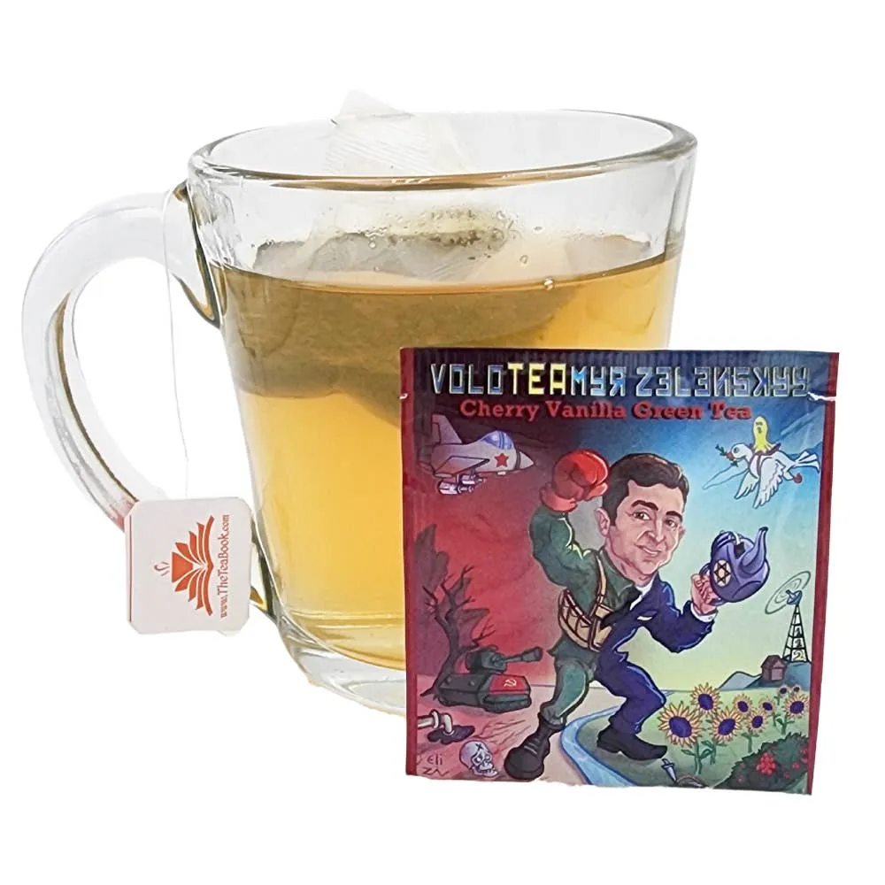 VoloTEAmyr Zelenskyy: Cherry Vanilla Green Organic Tea variant