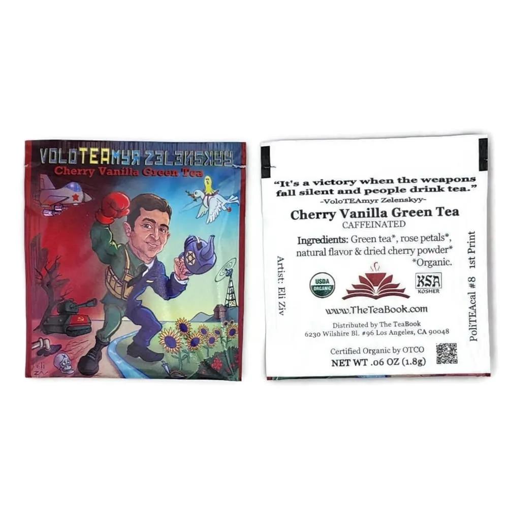 VoloTEAmyr Zelenskyy: Cherry Vanilla Green Organic Tea variant