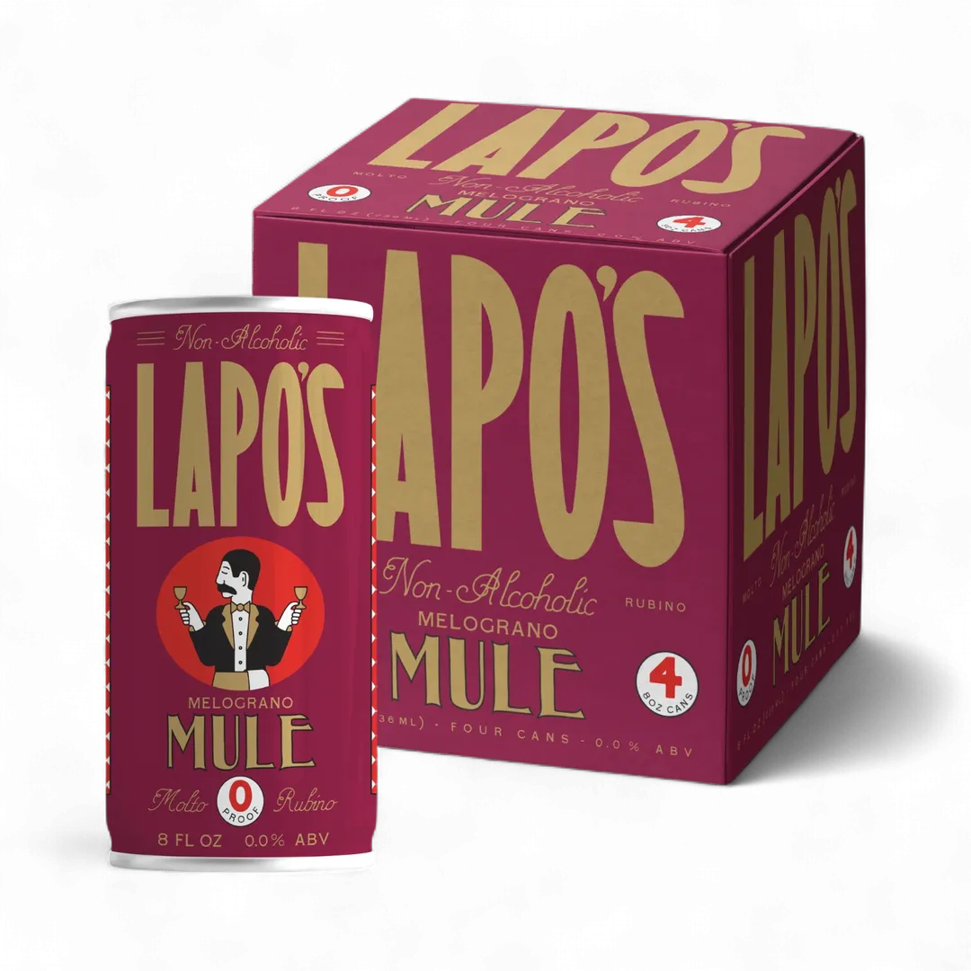 Lapo's Non-Alcoholic Pomegranate Mule | 4-Pack