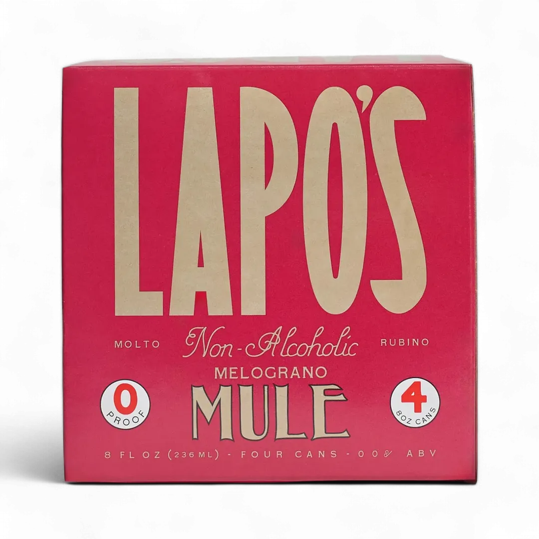Lapo's Non-Alcoholic Pomegranate Mule | 4-Pack